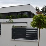 Budai családi ház - homlokzat kőborítása